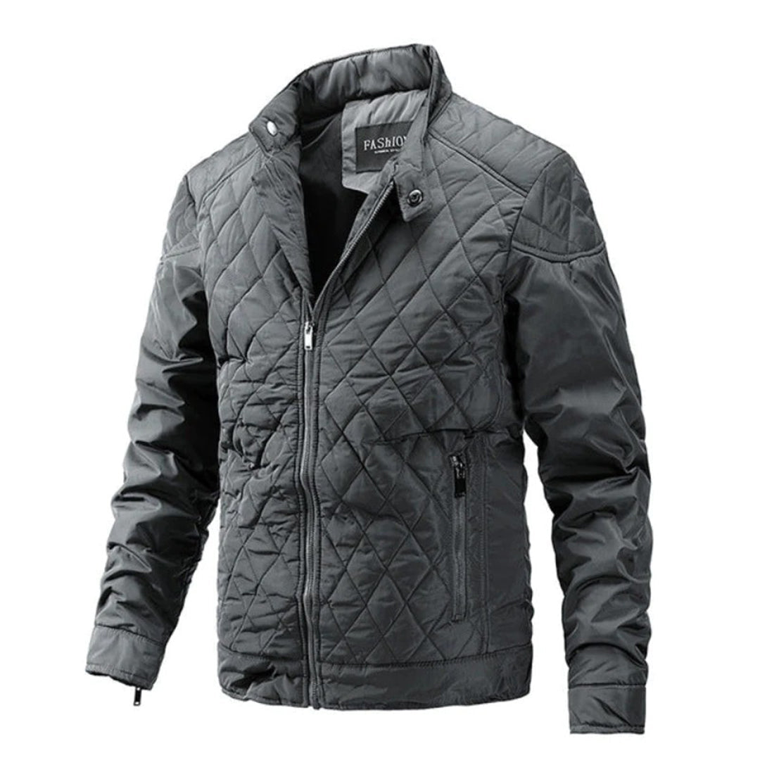 Quilted Men's Jacket | Insulated | Stylish & Warm