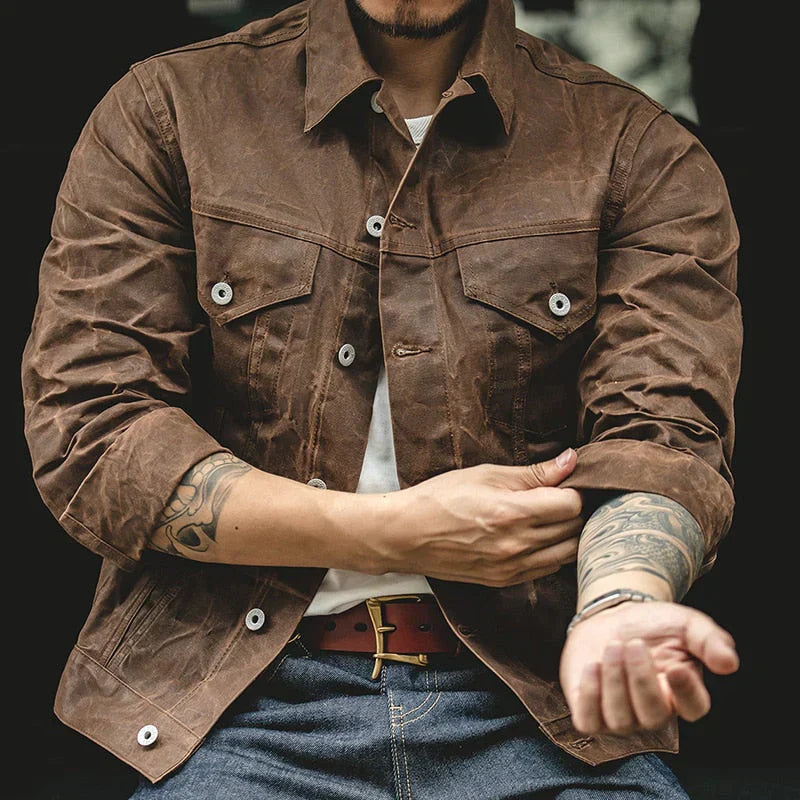 Suede Trucker Shirtst | Genuine Leather | Classic & Stylish