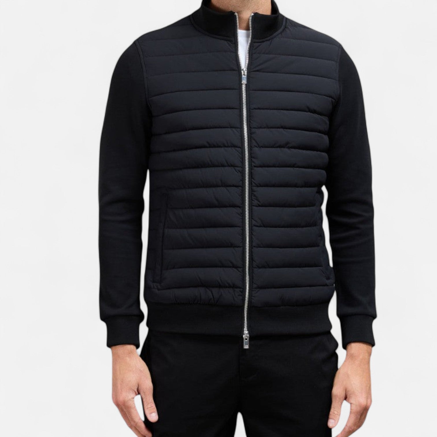 The Gentleman’s Brand | The Quilted Hybrid Jacket – Contemporary Warmth, Tailored Function