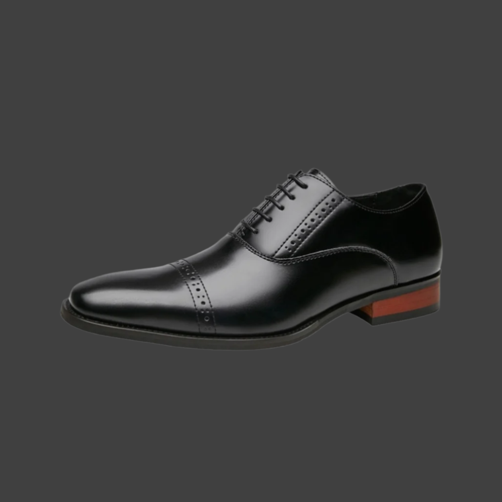 Classic Oxford Dress Shoes | Genuine Leather | Timeless & Sophisticated