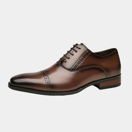 Classic Oxford Dress Shoes | Genuine Leather | Timeless & Sophisticated