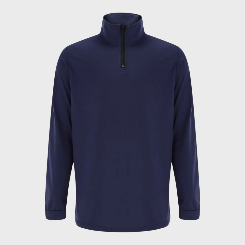 Slim-Fit Half-Zip Pullover | Sporty & Stylish | Comfortable Stretch Fabric