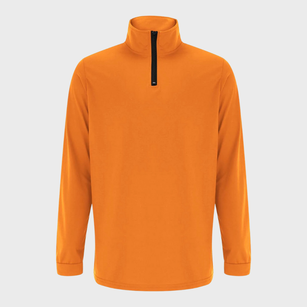 Slim-Fit Half-Zip Pullover | Sporty & Stylish | Comfortable Stretch Fabric