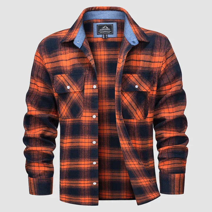 Plaid Flannel Shirt | Long Sleeve | Warm & Stylish