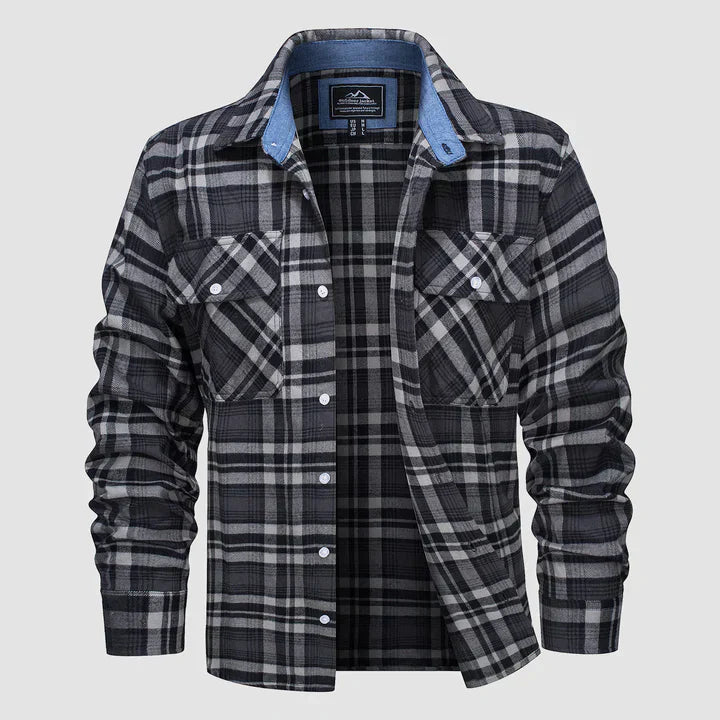 Plaid Flannel Shirt | Long Sleeve | Warm & Stylish