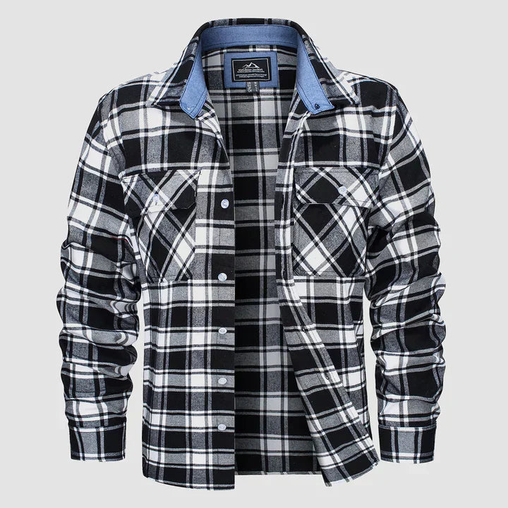 Plaid Flannel Shirt | Long Sleeve | Warm & Stylish