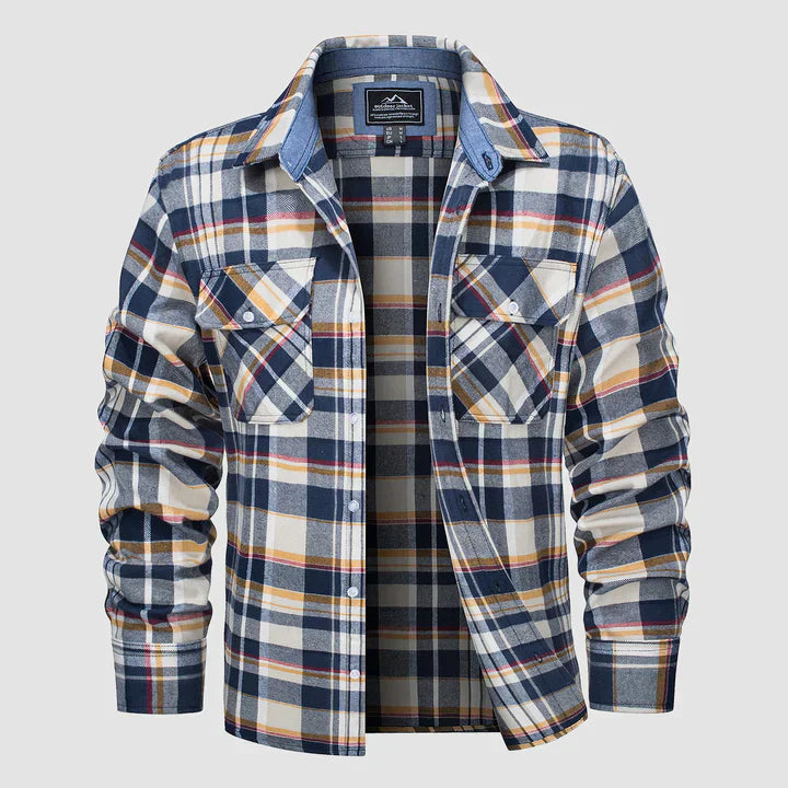 Plaid Flannel Shirt | Long Sleeve | Warm & Stylish