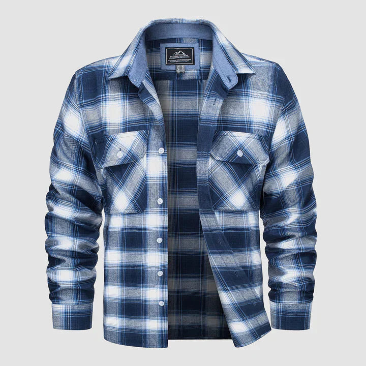 Plaid Flannel Shirt | Long Sleeve | Warm & Stylish