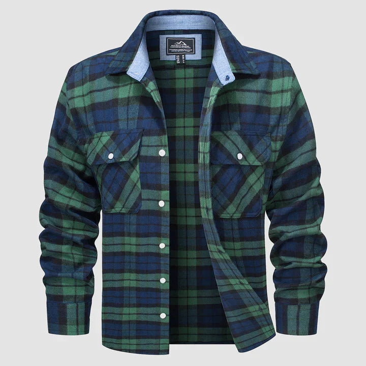 Plaid Flannel Shirt | Long Sleeve | Warm & Stylish