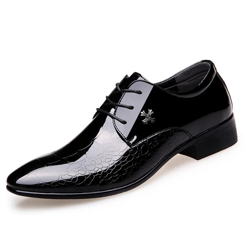 Patent Leather Oxford Shoes | High-Shine Formal | Elegant & Stylish