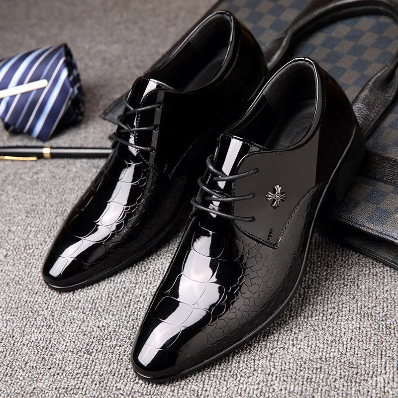 Patent Leather Oxford Shoes | High-Shine Formal | Elegant & Stylish