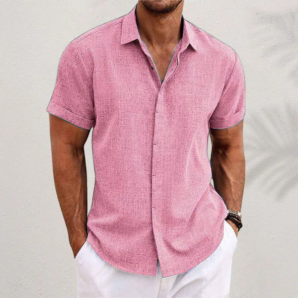 Linen Short-Sleeve Shirt | Lightweight & Breathable | Classic Summer Style