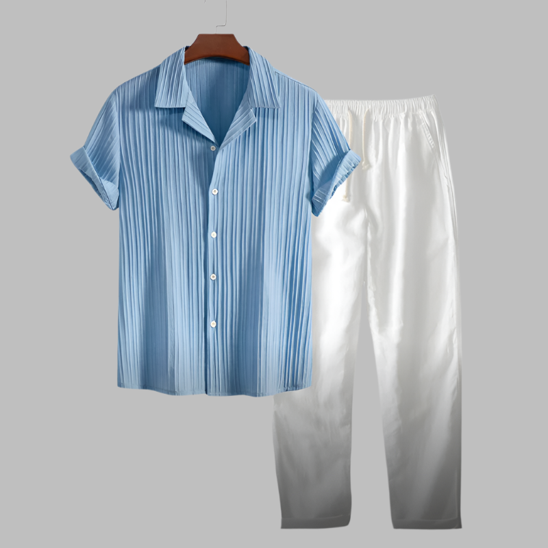 Men’s Casual Two-Piece Set | Lightweight & Breathable | Relaxed Fit