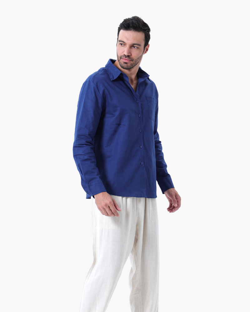 Men’s Linen Shirt | Lightweight & Breathable | Classic Button-Up