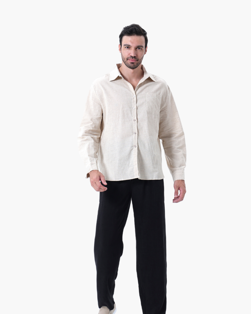 Men's Linen Two-Piece Set | Breathable & Stylish | Effortless Smart-Casual