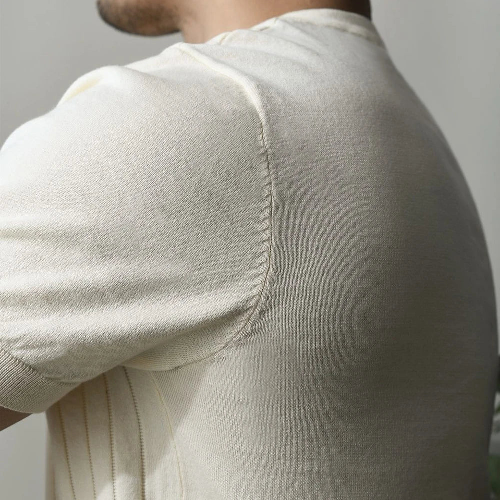 Knitted Polo Shirt | Soft & Breathable | Timeless Elegance