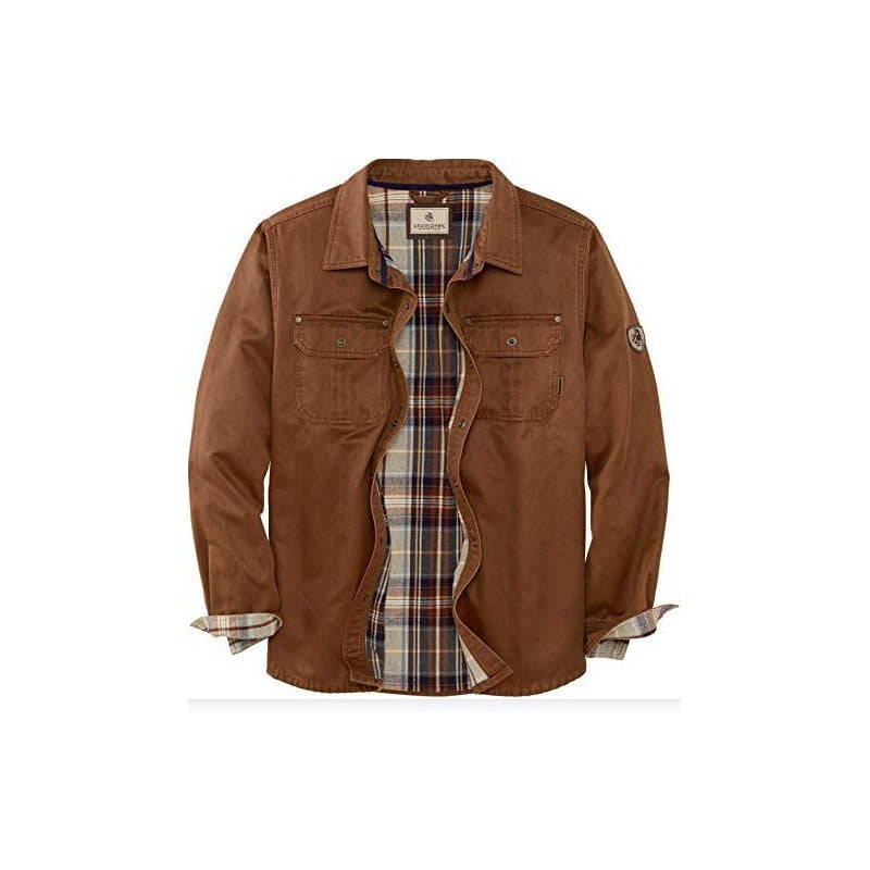 Flannel-Lined Work Jacket | Cotton | Rugged & Warm