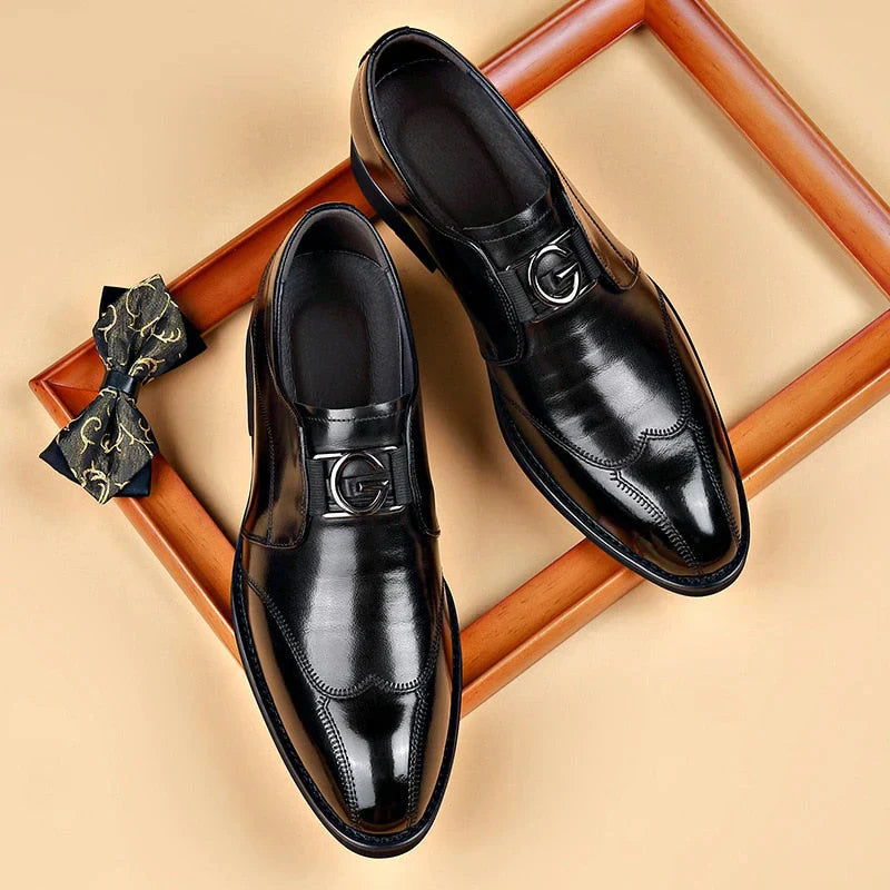 Leather Monk Strap Shoes | Classic Formal | Sophisticated Elegance