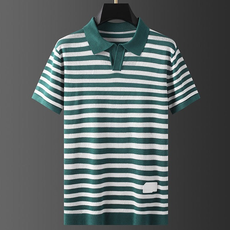 Striped Polo Shirt | Soft & Breathable | Smart-Casual Essential