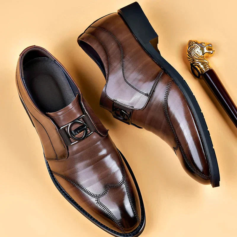 Leather Monk Strap Shoes | Classic Formal | Sophisticated Elegance