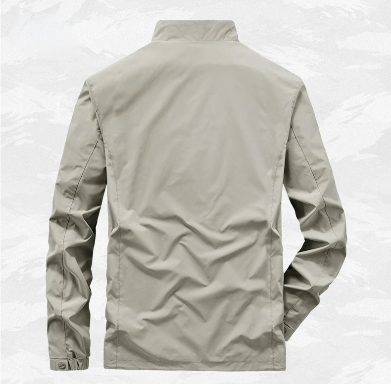 Lightweight Stand Collar Jacket | Casual & Versatile