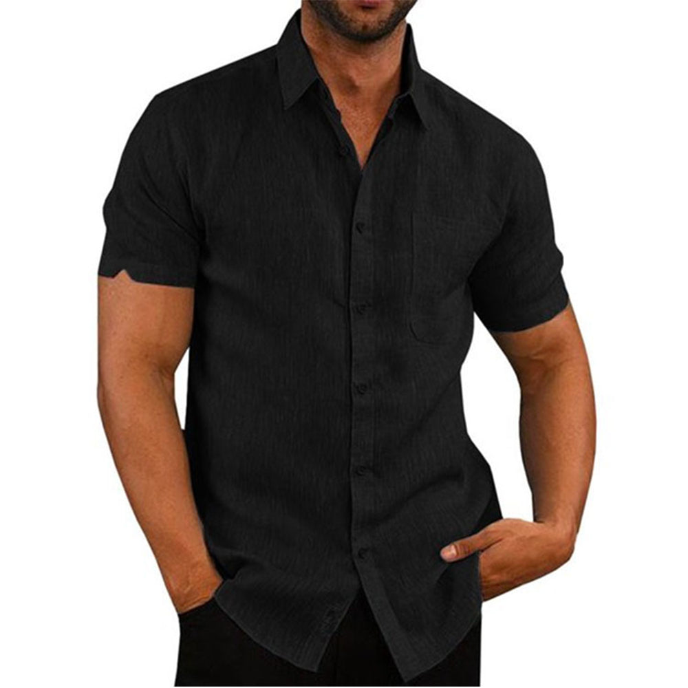 Short-Sleeve Button-Up Shirt | Tailored Fit | Breathable & Stylish