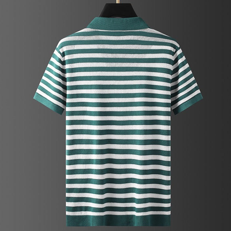 Striped Polo Shirt | Soft & Breathable | Smart-Casual Essential