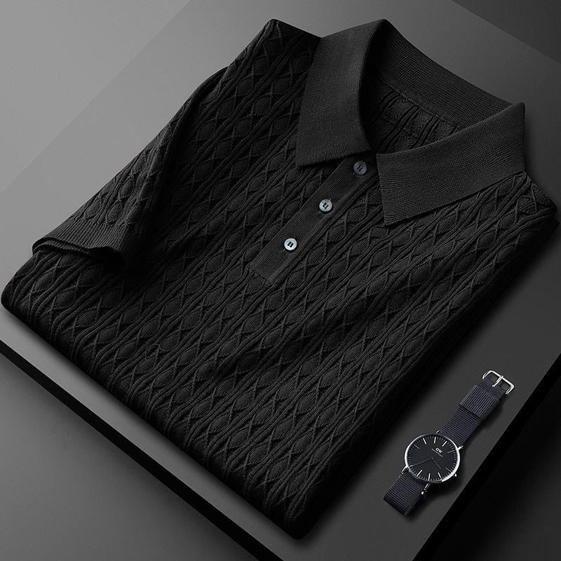 Textured Knitted Polo | Soft & Stylish | Smart-Casual Essential