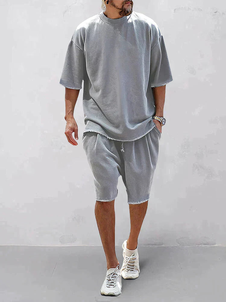 Oversized T-Shirt & Shorts Set | Relaxed & Breathable | Trendy Streetwear