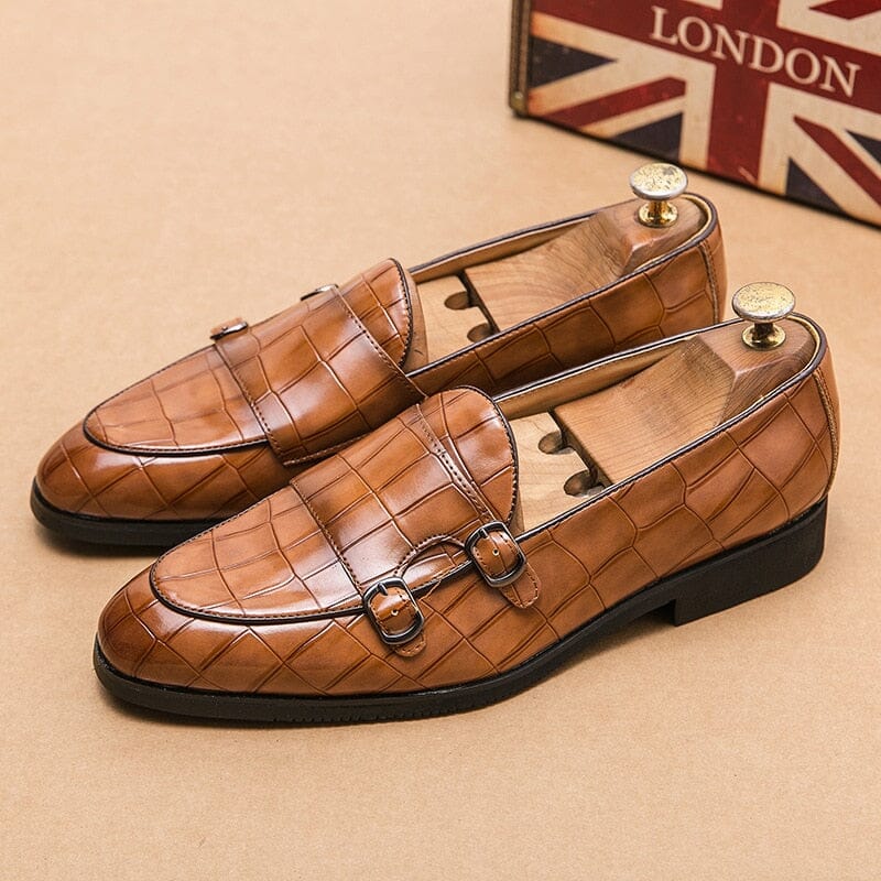 Crocodile-Pattern Leather Loafers | Elegant & Stylish | Smart-Casual Essential