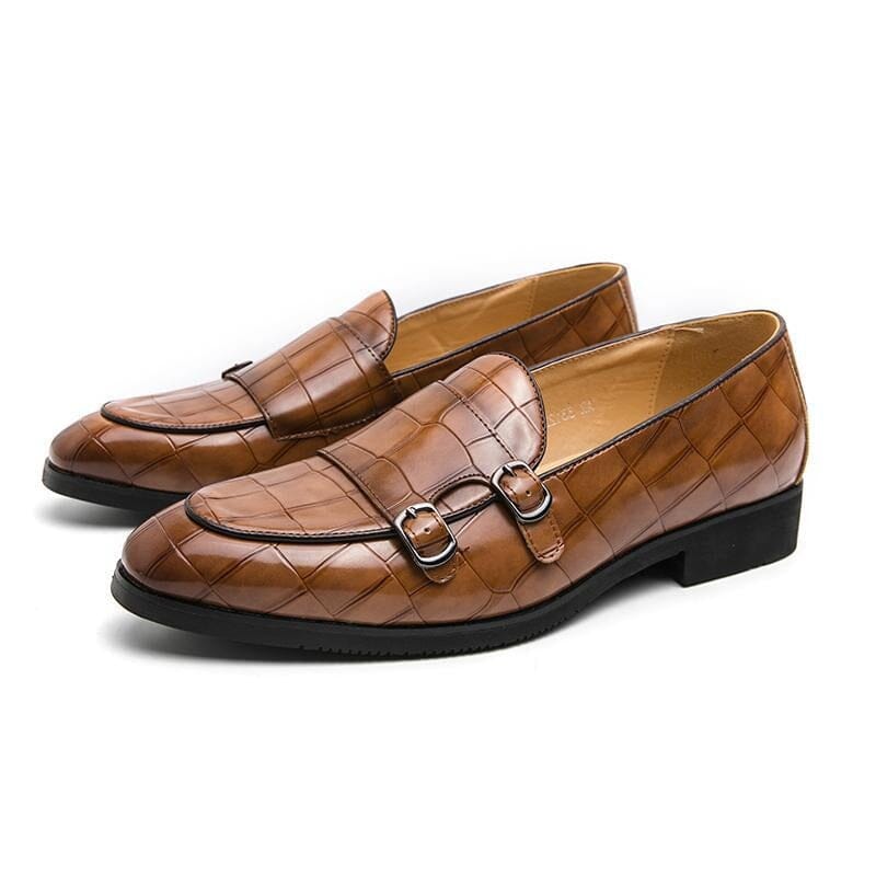 Crocodile-Pattern Leather Loafers | Elegant & Stylish | Smart-Casual Essential