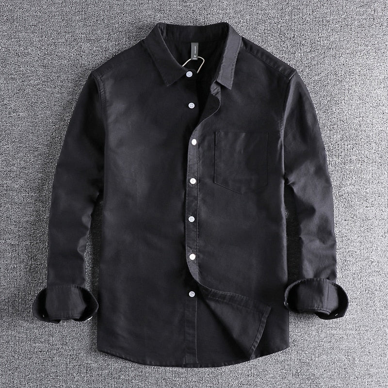 Velvet Button-Up Shirt | Long Sleeve | Luxurious & Stylish