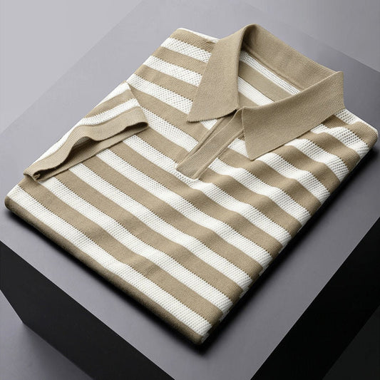 Striped Polo Shirt | Soft & Breathable | Smart-Casual Essential