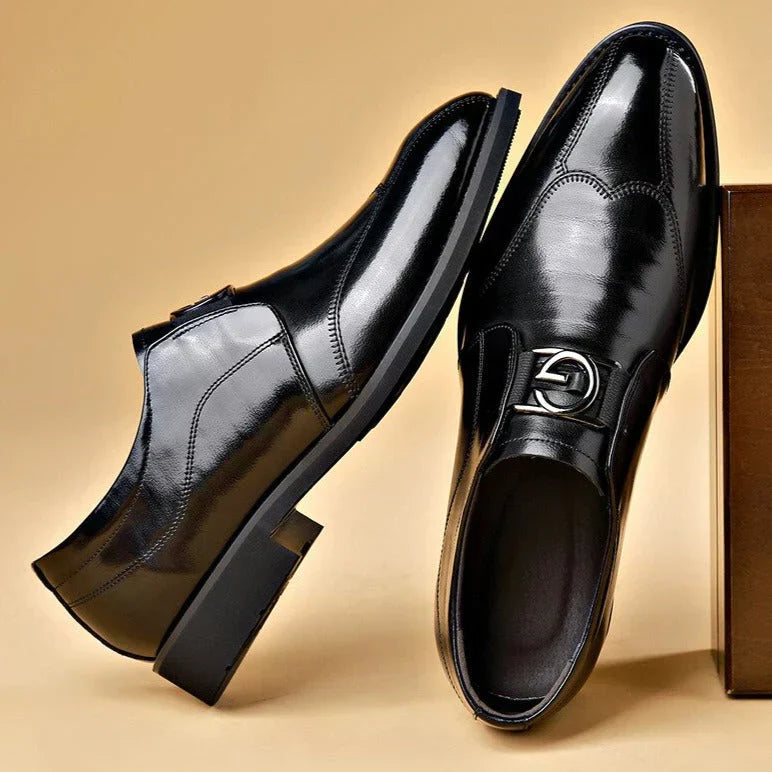 Leather Monk Strap Shoes | Classic Formal | Sophisticated Elegance