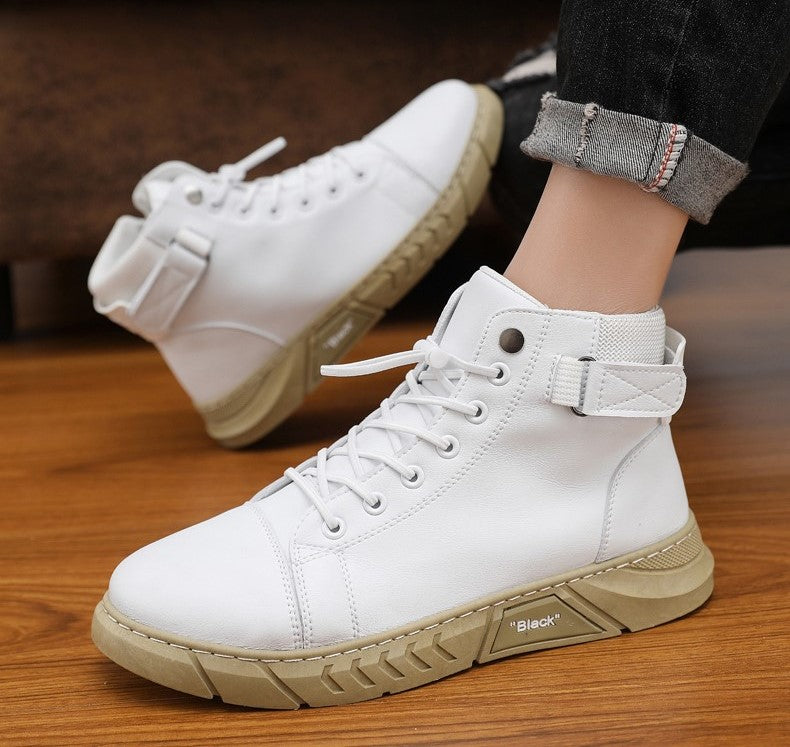 Leather High-Top Sneakers | Stylish & Durable | Modern Streetwear