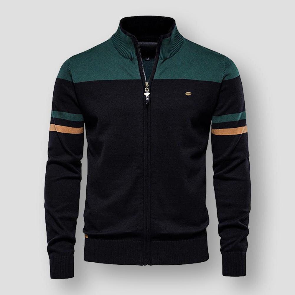 Retro Track Jacket | Full-Zip | Sporty & Stylish