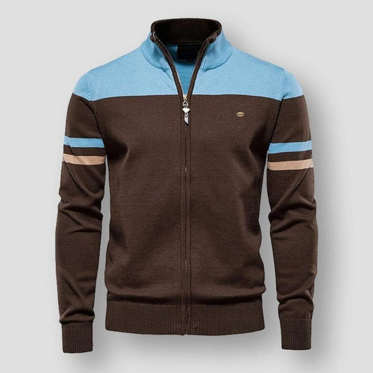 Retro Track Jacket | Full-Zip | Sporty & Stylish