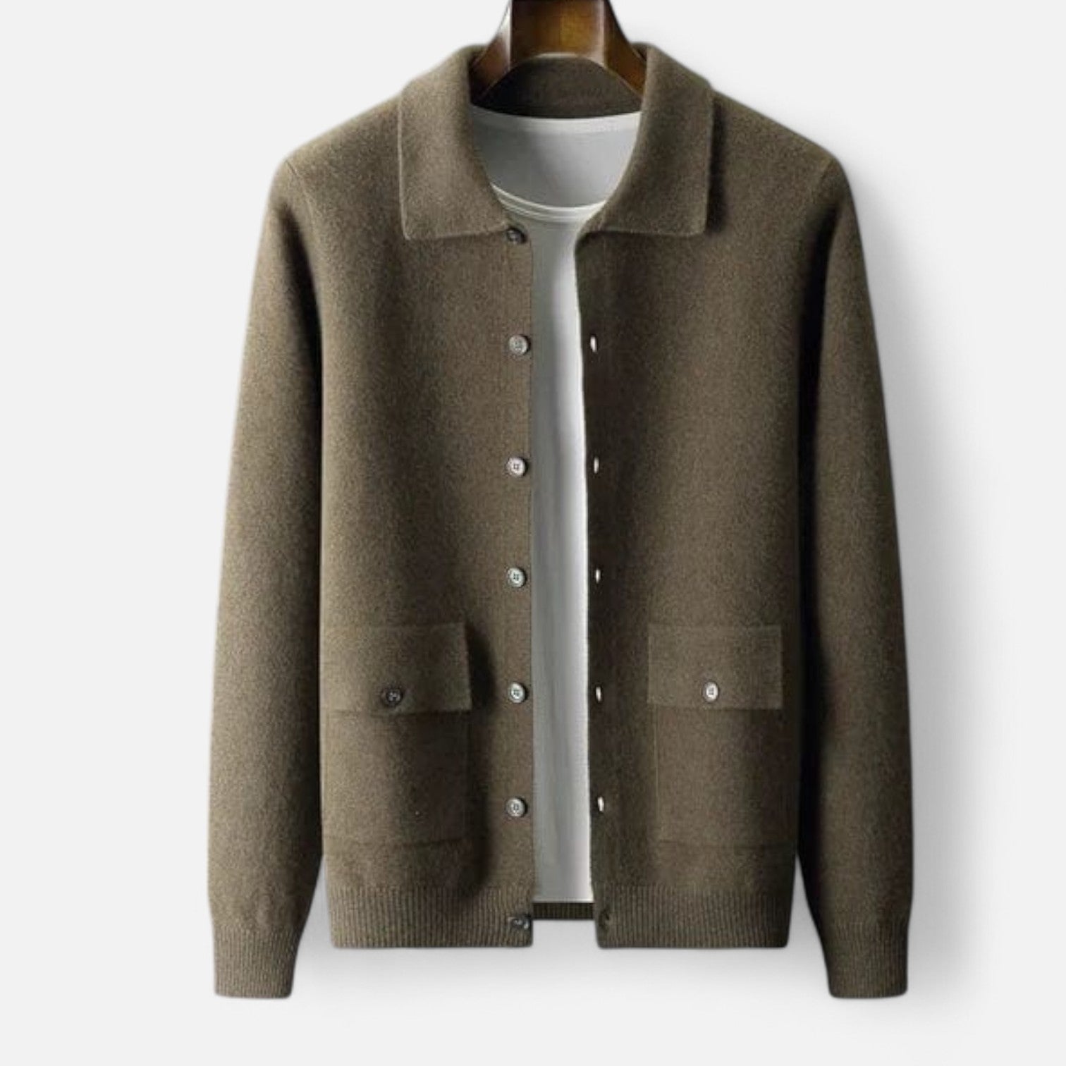 The Gentleman’s Brand | Men’s Cashmere Cardigan – Button-Up Soft Knit in a Classic Fit