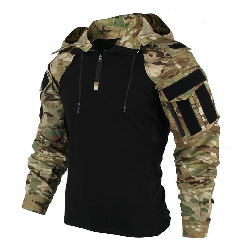 Tactical Hoodie | Half-Zip | Rugged & Functional