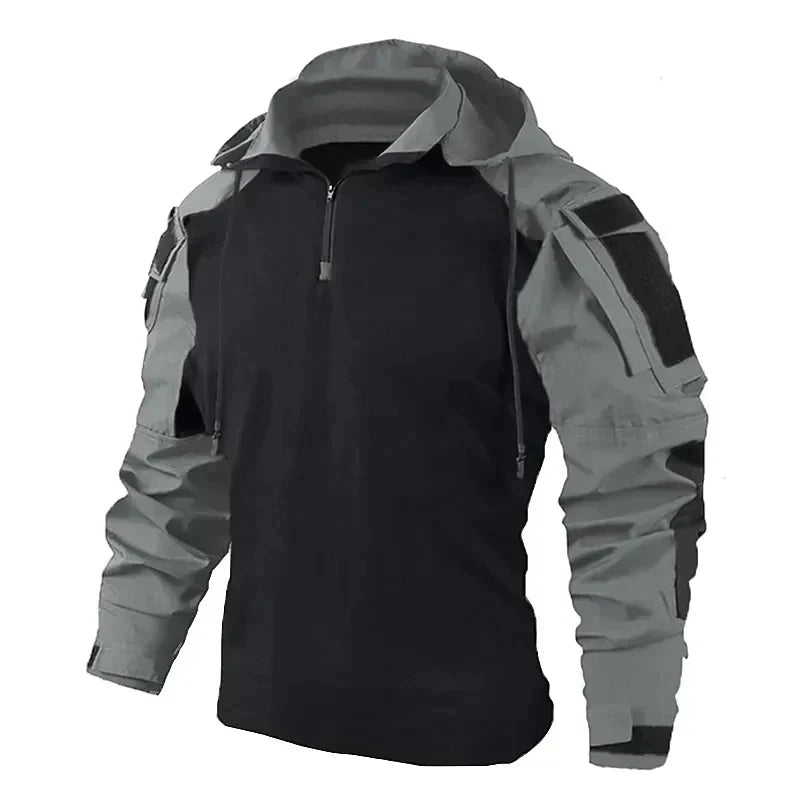 Tactical Hoodie | Half-Zip | Rugged & Functional