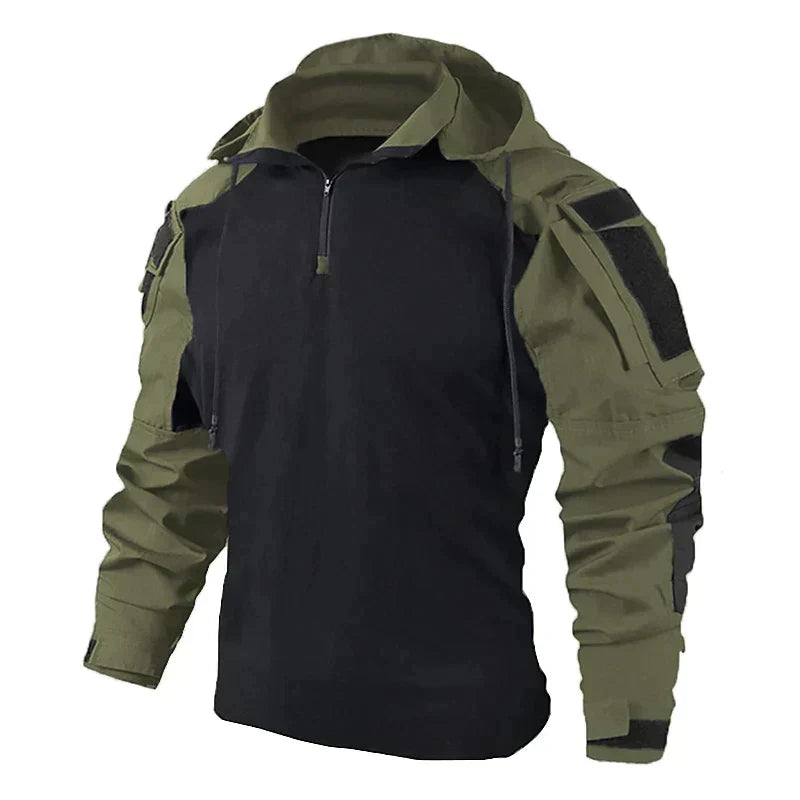 Tactical Hoodie | Half-Zip | Rugged & Functional