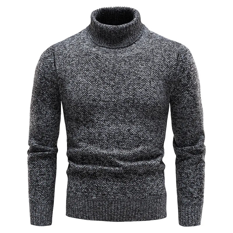 Knit Turtleneck Sweater | Warm & Stylish | Slim Fit