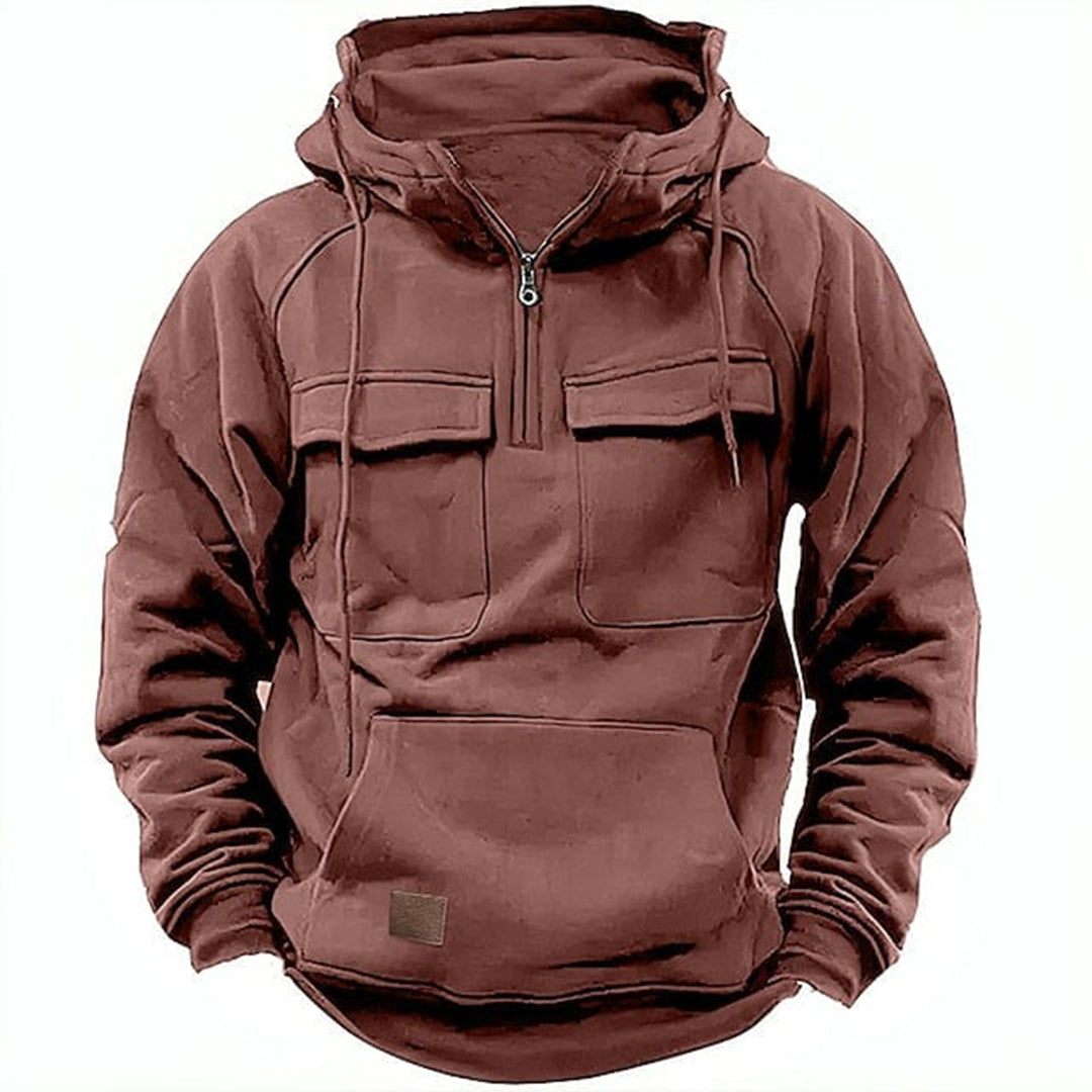 Tactical Pullover Hoodie | Heavy-Duty & Warm | Outdoor-Ready