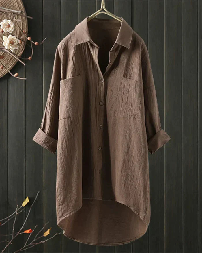 Linen Oversized Shirt | Women's | Lightweight & Breathable