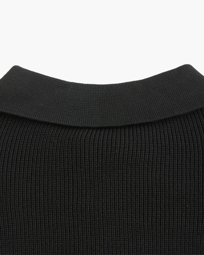 Zip-Collar Sweater | Cotton Blend | Modern & Versatile