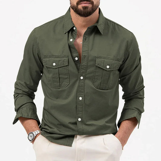 Men’s Utility Shirt | Long Sleeve | Rugged & Stylish