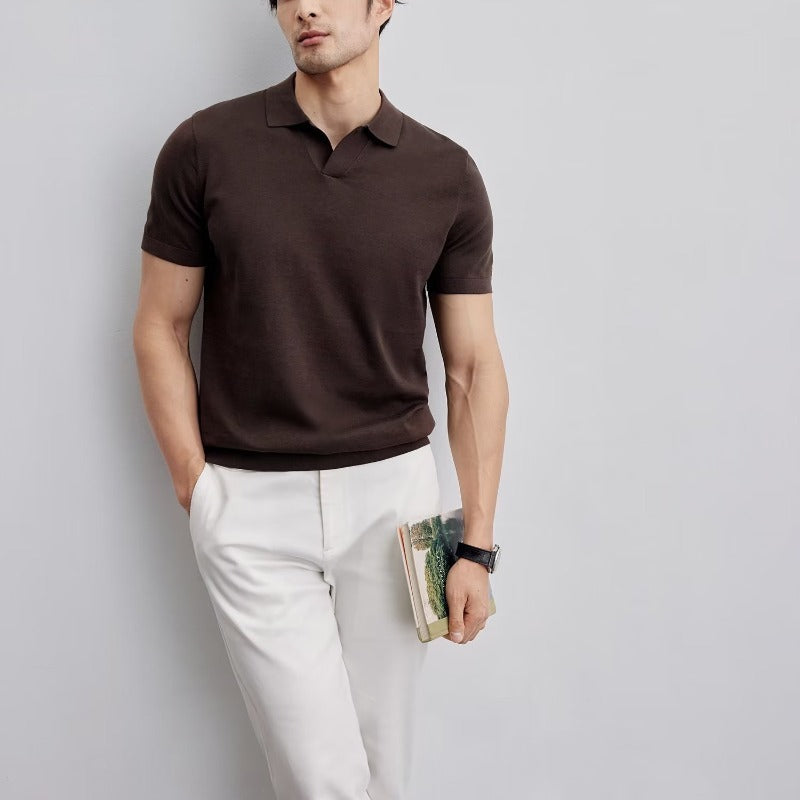 Knit Polo Shirt | Soft & Stylish | Modern Smart-Casual