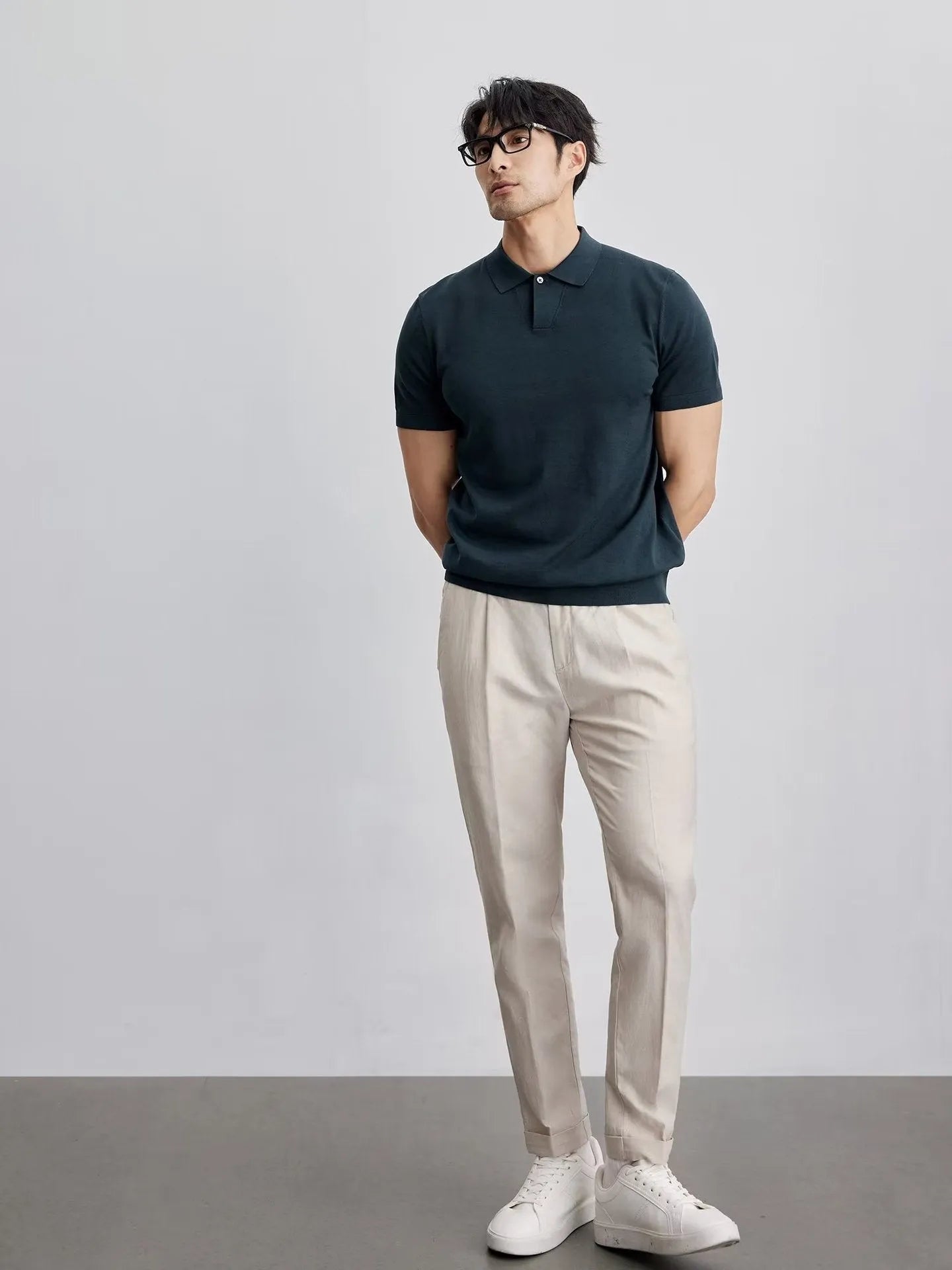 Knit Polo Shirt | Soft & Stylish | Modern Smart-Casual