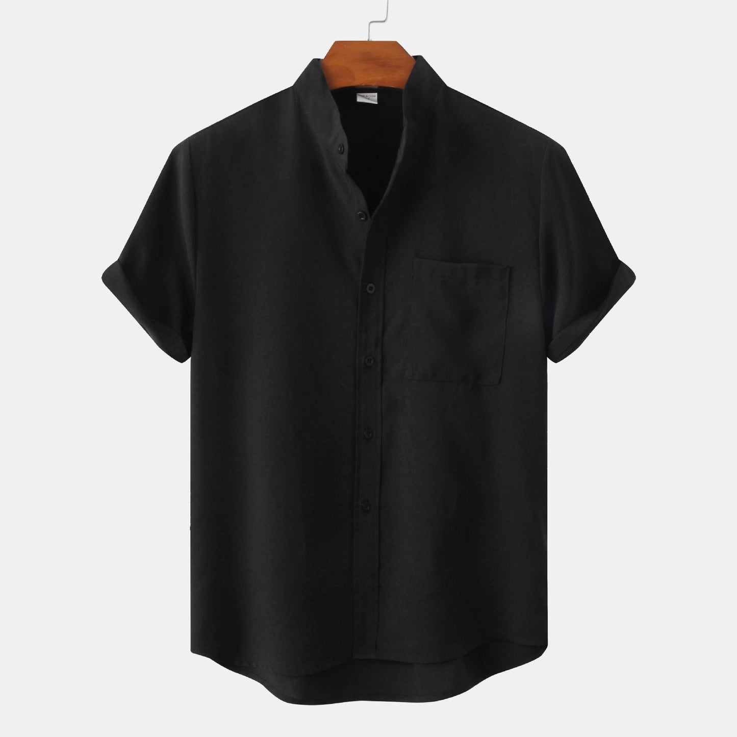 Short-Sleeve V-Neck Shirt | Cotton Blend | Lightweight & Relaxed