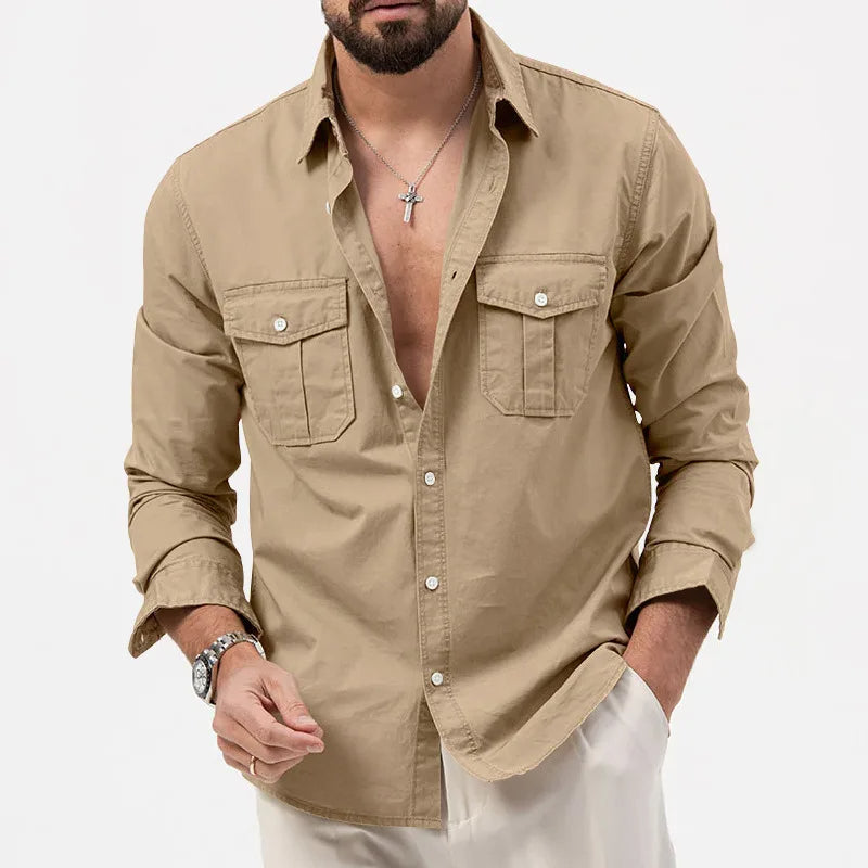 Men’s Utility Shirt | Long Sleeve | Rugged & Stylish